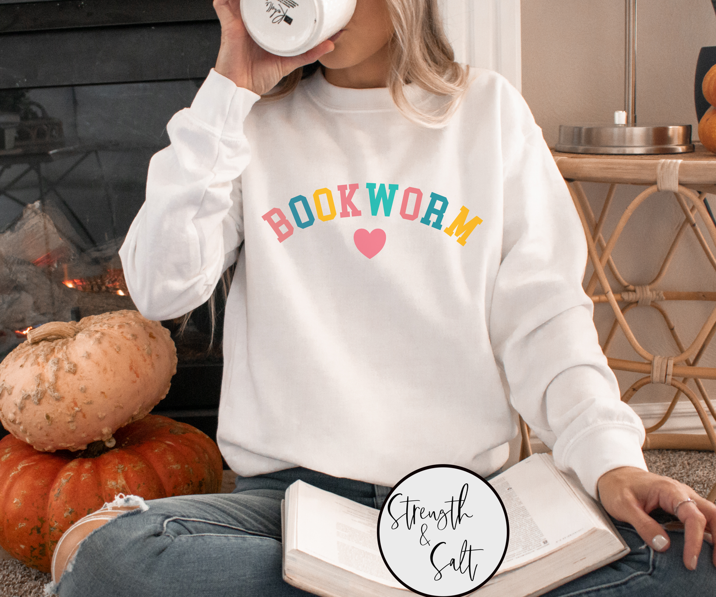 Bookworm Crewneck