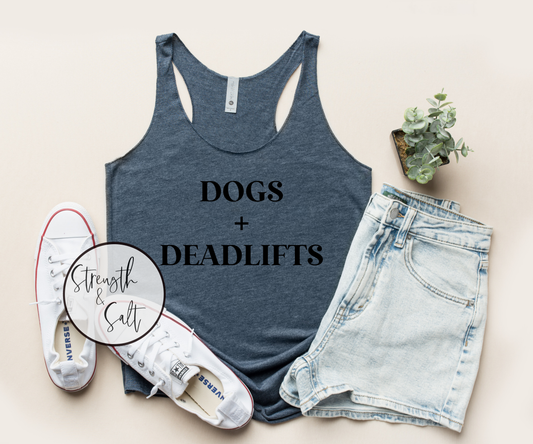 Dogs + Deadlifts Racerback