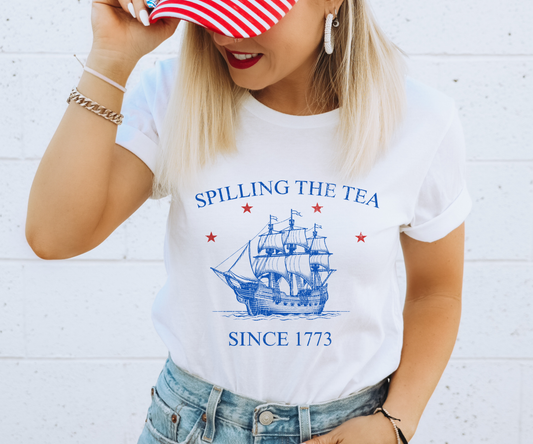 Spilling The Tea Since '73 Tee