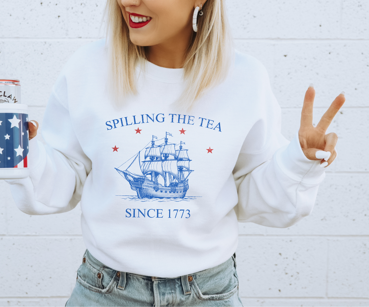 Spilling The Tea Since '73 Crewneck