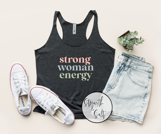 Strong Woman Energy Racerback