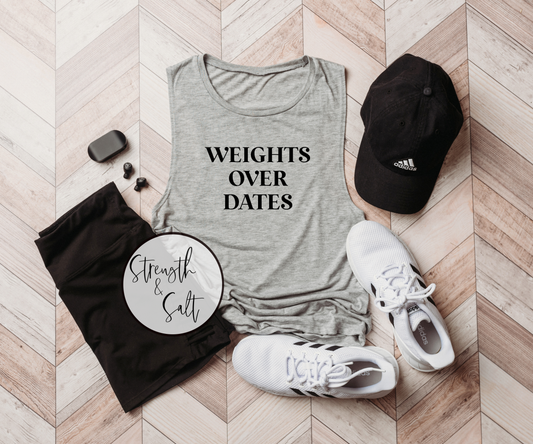 Weights Over Dates Muscle Tank